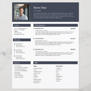 Modern Minimalist Resume Template