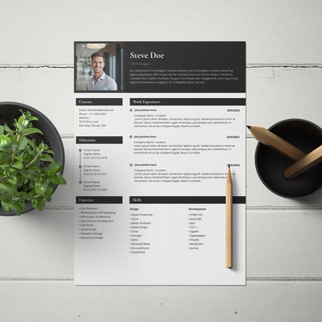 Modern Minimalist Resume Template (Creator Uploaded)