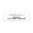 Modern Minimalist Return Address Self Inking Stamp