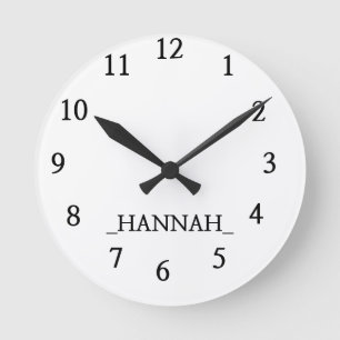  Modern Minimalist Round Clock