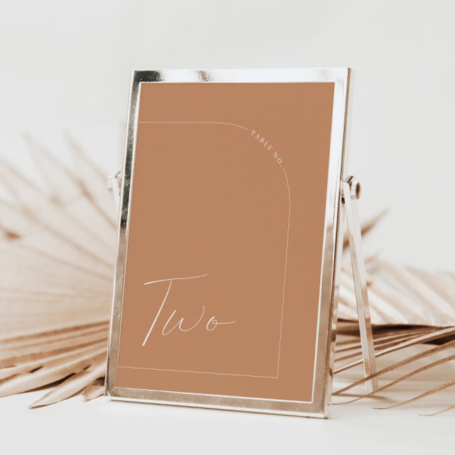 Modern Minimalist Rust Arch Table Two Table Number (Modern Minimalist Rust Arch Table Two Table Number)