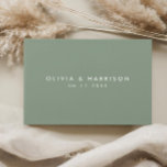 Modern Minimalist Sage Green Simple Wedding Guest Book<br><div class="desc">Modern Minimalist Sage Green Simple Wedding Guest Book</div>
