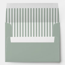 Modern Minimalist Sage Green Stripes