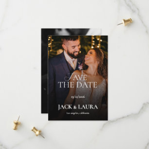 Modern Minimalist Save The Date