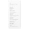 Modern Minimalist Script Chic Wedding Program