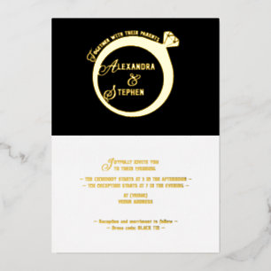 Modern Minimalist Script Diamond Wedding Ring Gold