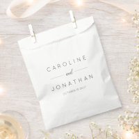 Modern Minimalist Script White Custom Wedding