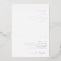 Modern Minimalist | Silver The Wedding Of Real