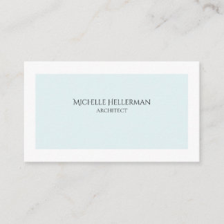 Modern Minimalist Simple Business Card