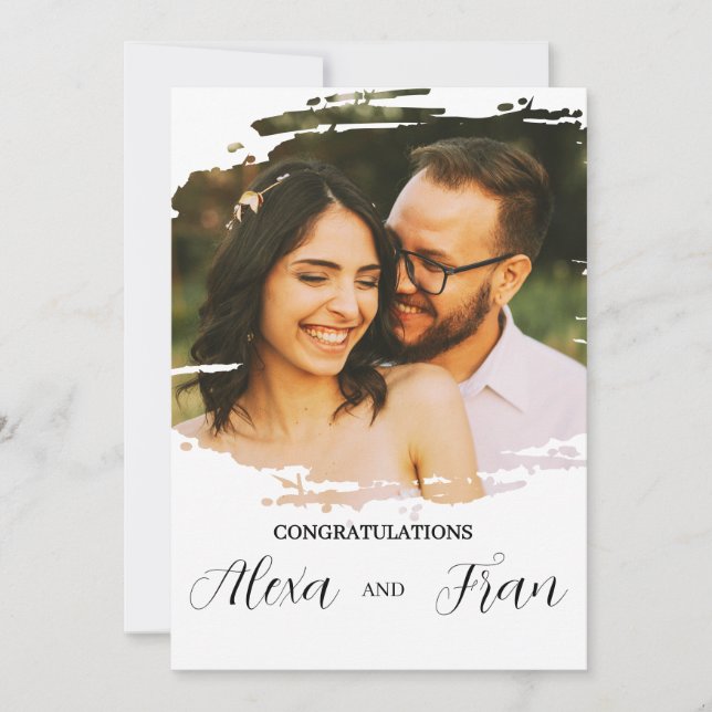 Modern Minimalist Simple Invitation (Front)
