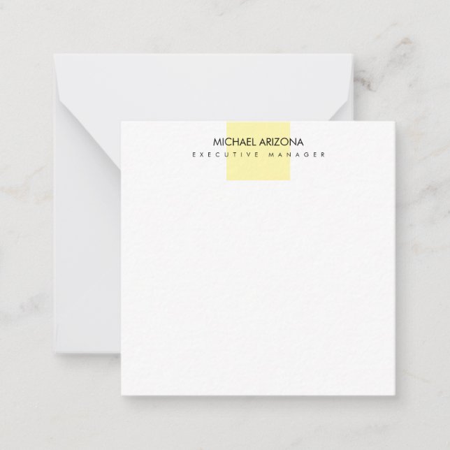 Modern Minimalist Simple Plain Card (Front)