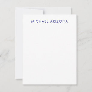 Modern Minimalist Simple Plain Own Name