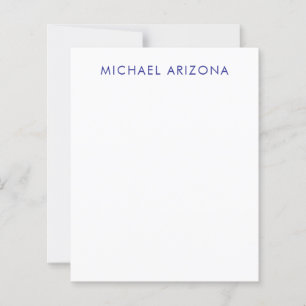 Modern Minimalist Simple Plain Own Name