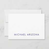 Modern Minimalist Simple Plain Own Name