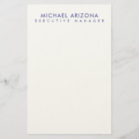 Modern Minimalist Simple Plain Own Name