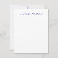 Modern Minimalist Simple Plain Own Name