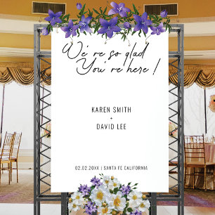 Modern Minimalist Simple Wedding Welcome Sign