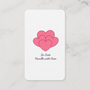 Modern Minimalist So Cute Enclosure Card