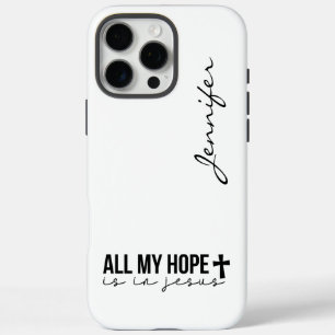 Modern Minimalist Spiritual Faith iPhone  16 Pro Max Case