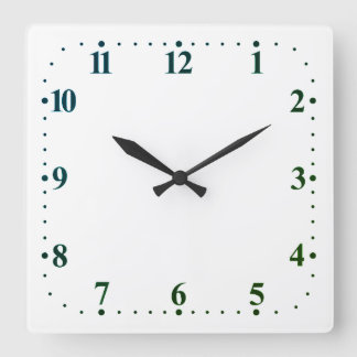 Modern Minimalist Square Acrylic Wall Clock