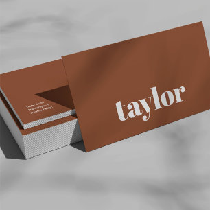Modern Minimalist Stylish and Trendy Professional Business Card