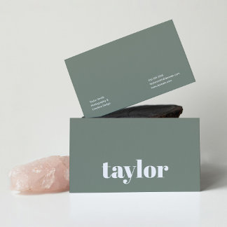 Modern Minimalist Stylish and Trendy Professional Business Card