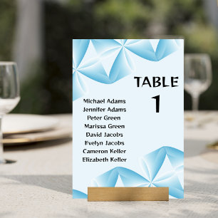 Modern Minimalist Table Number