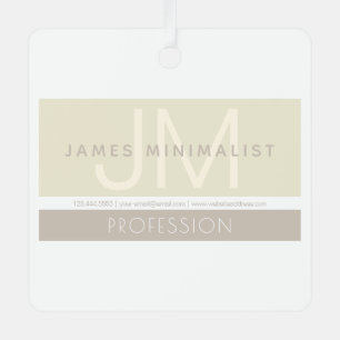 Modern Minimalist   Taupe Earth-tones Metal Tree Decoration