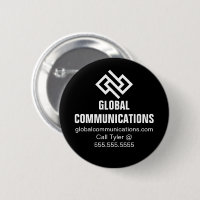 Modern Minimalist Tech Company Black White