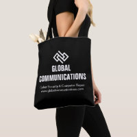 Modern Minimalist Tech Company Black White