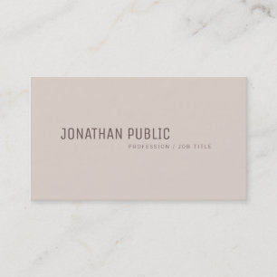 Modern Minimalist Template Elegant Colors Creative Business Card
