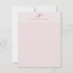 Modern Minimalist Template Pastel Colours Monogram