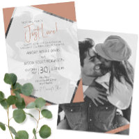 📸✨Modern Minimalist Terra Cotta Casual Wedding