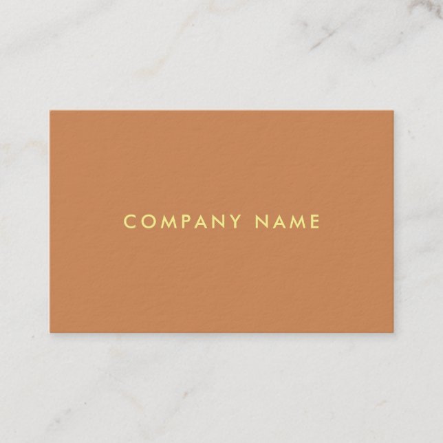 Modern Minimalist Trendy Colours Elegant Template Business Card (Front)