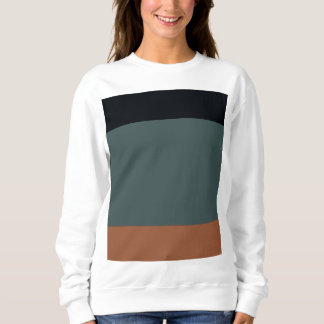 Modern Minimalist Tri-Tone: Charcoal, Slate, and O Sweatshirt
