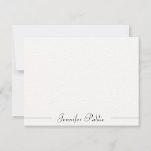 Modern Minimalist Typography Template Felt White