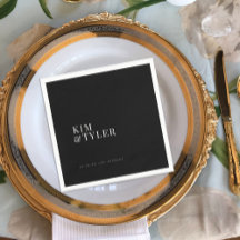 Modern minimalist typography wedding 