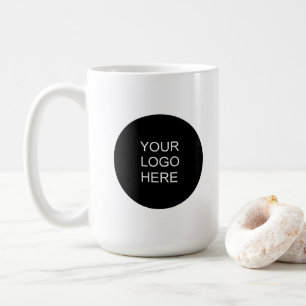 Modern Minimalist Upload Your Business Logo Coffee Mug