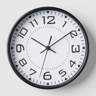 Modern Minimalist Wall Clock ⏳ Sleek Black