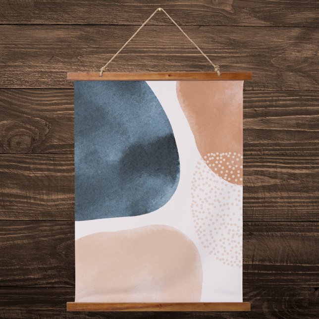 Modern Minimalist Watercolor Art Hanging Tapestry (Creator Uploaded)