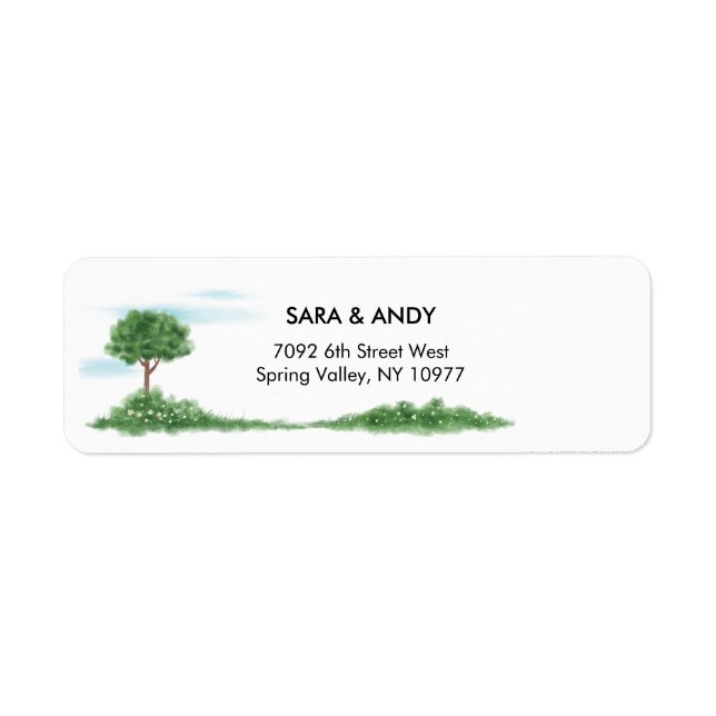 Modern Minimalist Watercolor Customisable (Front)