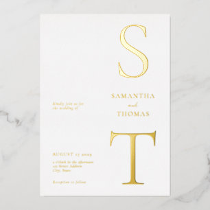 Modern Minimalist Wedding