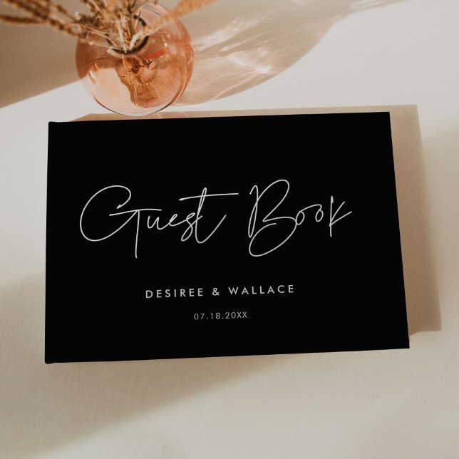 Modern minimalist wedding guest book (Creator Uploaded)
