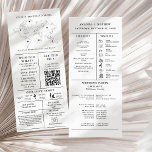 Modern Minimalist Wedding Infographic Program<br><div class="desc">Add a touch of elegance and organisation to your wedding day with our beautifully designed Wedding Program Infographic. This modern and stylish infographic outlines all the essential details of your big day in a clear, easy-to-read format that guests will love. Featuring icons and visuals to represent key moments like the...</div>