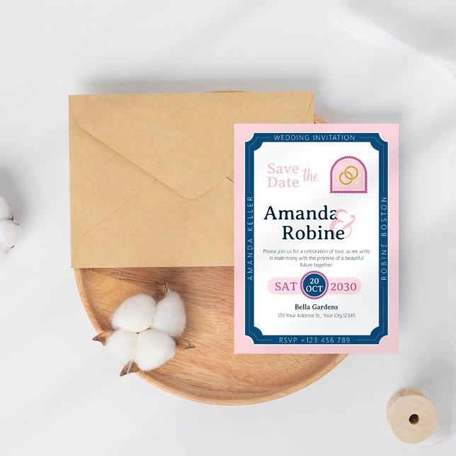 Modern Minimalist Wedding Invitation (Creator Uploaded)