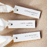 Modern Minimalist Wedding Name Place Cards<br><div class="desc">Minimalist wedding name place cards with a sleek,  modern design—delivered untrimmed</div>