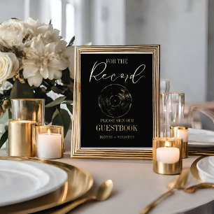 Modern Minimalist Wedding Record Guest Book