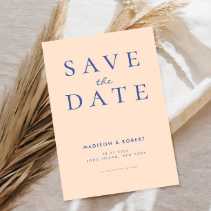 Modern Minimalist Wedding Save the Date