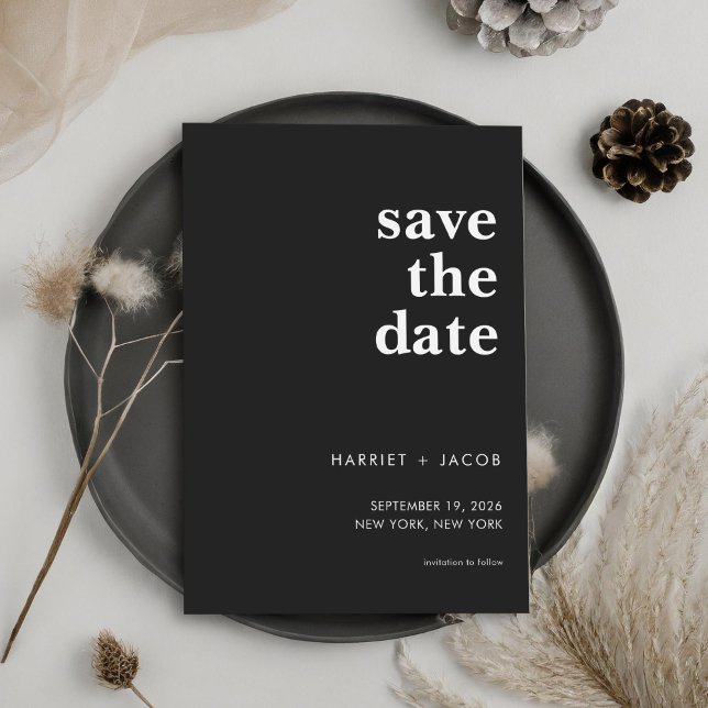 Modern Minimalist Wedding Save the Date (Creator Uploaded)