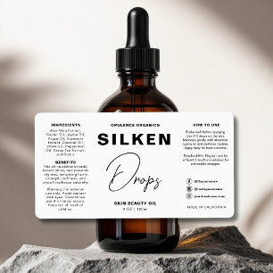 Modern Minimalist White Beauty Cosmetic Bottle